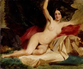 威廉 埃蒂 Female Nude in a Landscape
